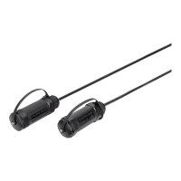 DIGITUS Premium Highspeed - HDMI-Kabel - HDMI Stecker zu HDMI Stecker - 15 m - Geschützter Hybridkupfer/Faseroptik - Schwarz - 4K Unterstützung, Active Optical Cable (AOC)