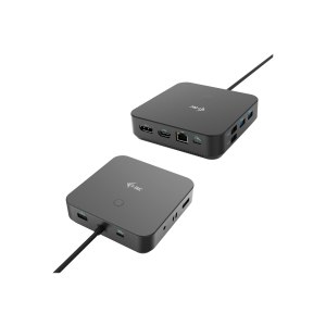 i-Tec - Dockingstation - USB-C / Thunderbolt 3/USB4 - HDMI, 2 x DP - 1GbE