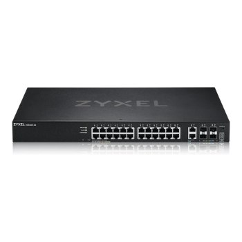 ZyXEL XGS2220 Series XGS2220-30 - Switch - L3-Zugang, NebulaFLEX Cloud - managed - 24 x Gigabit Ethernet + 6 x 10/100/1000 (Uplink)