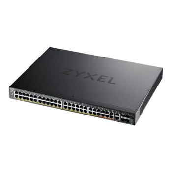 ZyXEL XGS2220 Series XGS2220-54HP - Switch - 48 Port GbE L3 Access, NebulaFLEX Cloud, mit 6 10G Uplink - managed - 40 x 10/100/1000 (PoE+)