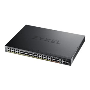 ZyXEL XGS2220 Series XGS2220-54HP - Switch - 48 Port GbE L3 Access, NebulaFLEX Cloud, mit 6 10G Uplink - managed - 40 x 10/100/1000 (PoE+)