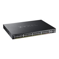 ZyXEL XGS2220 Series XGS2220-54HP - Switch - 48 Port GbE L3 Access, NebulaFLEX Cloud, mit 6 10G Uplink - managed - 40 x 10/100/1000 (PoE+)