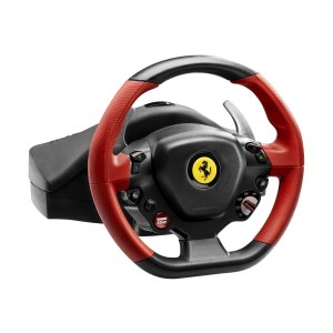 ThrustMaster Ferrari 458 Spider - Sterzo + Pedali - Xbox One - D-pad - Cablato - Nero - Rosso - Scatola