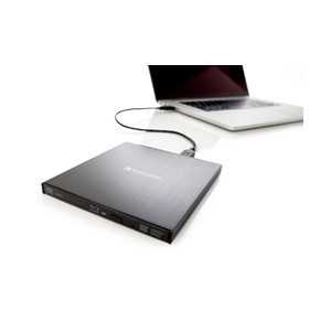 Verbatim External Slimline - Nero - Fessura - Desktop/Notebook - Blu-Ray RW - USB 3.2 Gen 1 (3.1 Gen 1) - 145 mm