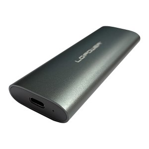 LC-Power USB-C Gehäuse f.NVMe o.SATA oder SATA-M.2-SSD - Alloggiamento - USB Typ C