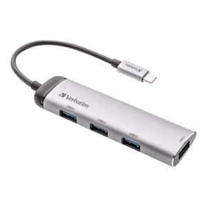 Verbatim USB-C Multiport Hub Four Port USB 3.2 Gen 1 - Corsa - USB 3.0