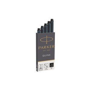 Parker Quink inktpatronen zwart - doos met 5 stuks -...