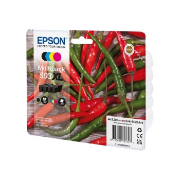 Epson 503XL Multipack - 4er-Pack - XL - Schwarz, Gelb, Cyan, Magenta