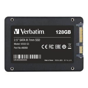 Verbatim Vi550 - SSD - 128 GB - intern - 2.5" (6.4 cm)