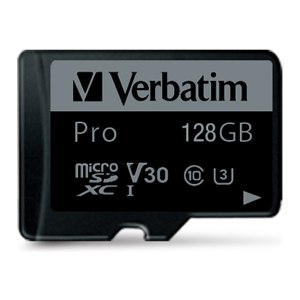 Verbatim PRO - Flash Memory Card (microSDXC-to-SD Adapter...