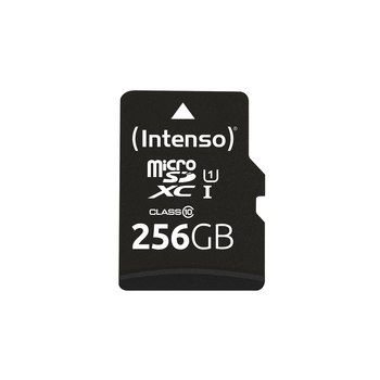 Intenso microSD 256GB UHS-I Perf CL10| Performance - 256 GB - MicroSD - Class 10 - UHS-I - 90 MB/s - Class 1 (U1)