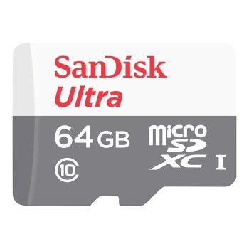 SanDisk 64GB Ultra microSDXC - 64 GB - MicroSDXC - Classe 10 - 100 MB/s - 10 MB/s - Grigio