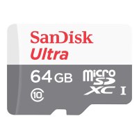 SanDisk 64GB Ultra microSDXC - 64 GB - MicroSDXC - Classe 10 - 100 MB/s - 10 MB/s - Grigio