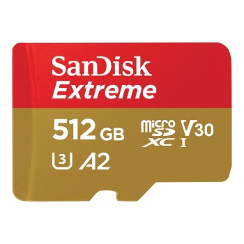 SanDisk Extreme - Flash memory card (microSDXC to SD adapter included)