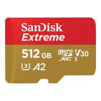 SanDisk Extreme - Flash-Speicherkarte (microSDXC-an-SD-Adapter inbegriffen)