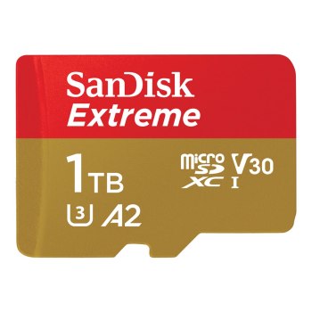 SanDisk Extreme - Flash memory card (microSDXC to SD adapter included)