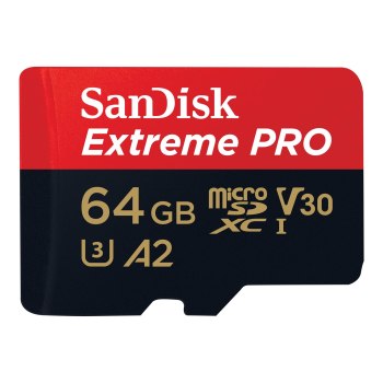 SanDisk Extreme Pro - Flash memory card (microSDXC to SD adapter included)