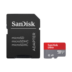 SanDisk Ultra - Flash-Speicherkarte (microSDXC-an-SD-Adapter inbegriffen)