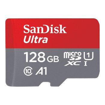 SanDisk 128GB Ultra microSDXC 140MB/s+SD Adapter - Extended Capacity SD (MicroSDHC)