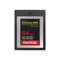 SanDisk ExtremePro 64GB - 64 GB - CFexpress - 1500 MB/s - 800 MB/s - Nero