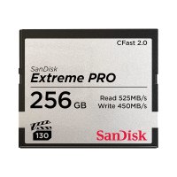 SanDisk Extreme Pro - 256 GB - CFast 2.0 - 525 MB/s - 450 MB/s - Nero - Argento