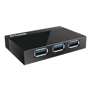 D-Link DUB 1340 - Hub - 4 x SuperSpeed USB 3.0 - Desktop