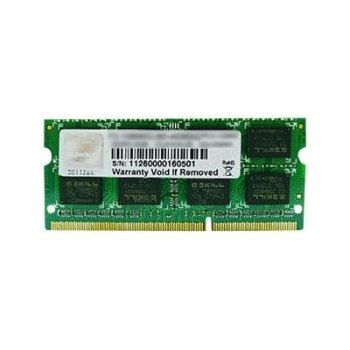 G.Skill SQ Series - DDR3 - Modul - 4 GB - SO DIMM 204-PIN - 1600 MHz / PC3-12800 - CL11 - 1.5 V - ungepuffert - non-ECC