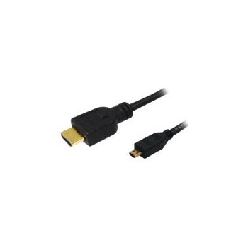 LogiLink 1m HDMI to HDMI Micro - M/M - 1 m - HDMI tipo A (Standard) - HDMI tipo D (Micro) - Nero