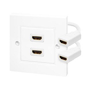 LogiLink Flush Mount Outlet HDMI X 2