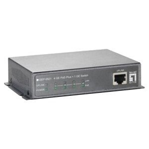 LevelOne GEP-0521 - Switch - unmanaged - 4 x 10/100/1000