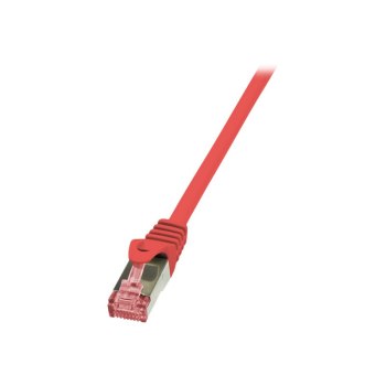 LogiLink 1m Cat.6 S/FTP - 1 m - Cat6 - S/FTP (S-STP) - RJ-45 - RJ-45 - Rosso