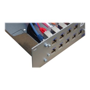 wantec - Netzwerkgerät-Montageschrank - Rack montierbar - 2U - 48.3 cm (19")