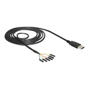 Delock Converter USB 2.0 > Serial-TTL 6 pin pin header connector individually 1.8 m (3.3 V)