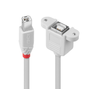 Lindy USB extension cable - USB Type B (M) to USB Type B (F)