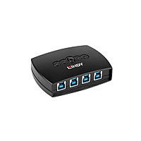 Lindy 4 Port USB 3.0 Switch - USB peripheral sharing switch