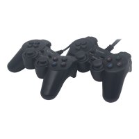 Gembird JPD-UDV2-01 - Game Pad - 10 Tasten - kabelgebunden (Packung mit 2)