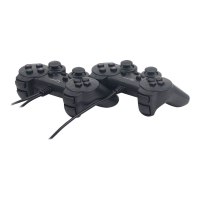 Gembird JPD-UDV2-01 - Game Pad - 10 Tasten - kabelgebunden (Packung mit 2)