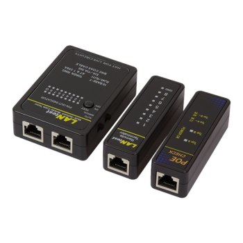 LogiLink Network cable tester with PoE finder - Netzwerktester-Set