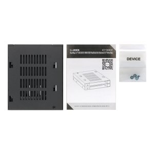 Icy Dock MB522SP-B - HDD,SSD - SATA - 2.5,3.5" - 6 Gbit/s - Nero - Dati - Potenza