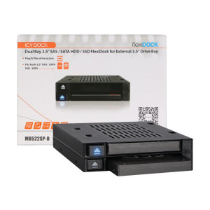 Icy Dock flexiDOCK MB522SP-B - Storage drive cage