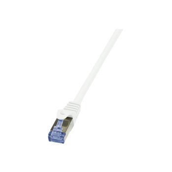 LogiLink PrimeLine Cat.7 S/FTP 0.25m - 0,25 m - Cat7 - S/FTP (S-STP) - RJ-45 - RJ-45 - Bianco