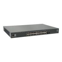 LevelOne GTL-2891 - Switch - L3 - managed - 24 x 10/100/1000 + 2 x 10 Gigabit SFP+ (Uplink)