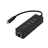 LogiLink UA0283 - Cablato - USB - Ethernet - 1000 Mbit/s - Nero