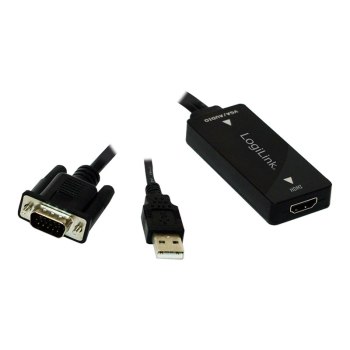 LogiLink VGA with Audio to HDMI Converter - Videokonverter