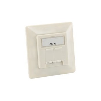 Equip 125772 - RJ-45 - 6a - Bianco - 80 mm - 38,2 mm - 80 mm