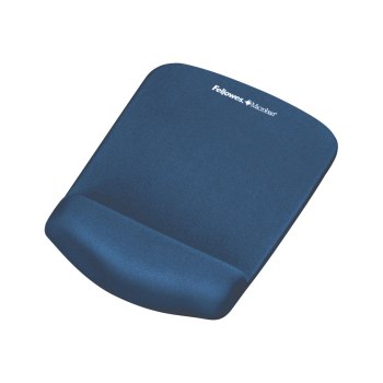 Fellowes PlushTouch - Mauspad mit Handgelenkpolsterkissen - Blau