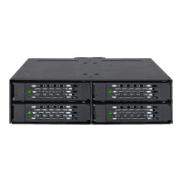 Icy Dock MB607SP-B - 13,3 cm (5.25") - Gabbia HDD - 2.5" - Nero - Metallo - CE - REACH