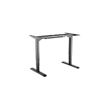 Equip ERGO Electric Sit-Stand Desk Frame - Dual Motor - Black - 100 kg - Electric - 38 mm/sec - 2 leg(s) - Plastic,Steel - Black