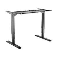 Equip ERGO Electric Sit-Stand Desk Frame - Dual Motor - Black - 100 kg - Electric - 38 mm/sec - 2 leg(s) - Plastic,Steel - Black