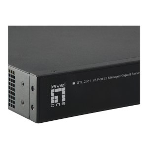 LevelOne GTL-2661 - Switch - 24 x 10/100/1000 + 2 x 10 Gigabit SFP+